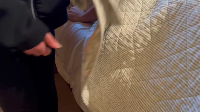 This is his favorite way to be woken up